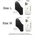 thumbnail image 3 of Leather Phone Holster, Phone Holder for Belt Loop, Cell Phone Cases, Leather Belt Pouch with Magnetic Button Darkbrown, 3 of 16