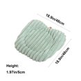 thumbnail image 3 of Short Pile Striped Pet Mat 48cm All Seasons for Cats and Dogs, Soft Resilient Padding Non Slip Grip Base, Comfortable Cushion for Sofa Bed Floor Daily Rest Gift, 3 of 7
