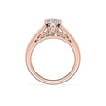 thumbnail image 2 of 2.00 Ct Radiant Cut (D/VVS1) Moissanite Fine Ring for Engagement and Anniversary Solid 14K Rose Gold Size 11.5 by Diamond-Capitals, 2 of 8