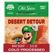 Old Spice Men's Cold Processed Bar Soap, Desert Detour, Old Spice x The Super Mario Galaxy Movie, 5 oz