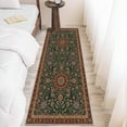 thumbnail image 2 of Alfombra Corredor 60x180 Cm Lavable, Alfombra Suave Antideslizante para Cocina, Estilo Moderno para Sala de Estar, Dormitorio y Entrada, Color Rojo y Verde, 2 of 7
