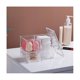 thumbnail image 5 of Contenedor con tapa para almohadillas de algodón y hisopos Yuxing transparente 4 compartimentos, 5 of 5