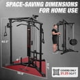 thumbnail image 5 of ALLVIATE Cable Crossover Machine with High and Low Pulley System, Functional Trainer with Pull Up Bars and Optional Bundle, Cable Machine for Home Gym Power Workout,Black, 5 of 10
