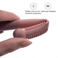 thumbnail image 4 of Juguete De Dentición Para Bebé De Silicona De Grado Alimenticio Con Tubo De Mordedor Hueco De 4 Piezas Con Un Cepillo De Limpieza Cateissary BA001038-00, 4 of 6