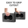 thumbnail image 4 of MicroDry Sure Grip Yoga Block Set of 2 - Grey/Black, 4 of 7