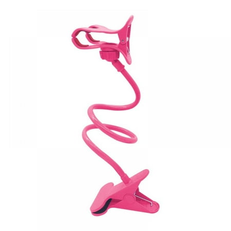 

Phone Holder Bed Gooseneck Mount - Cell Phone Clamp Clip for Desk Flexible Lazy Long Arm Headboard Bedside Overhead Mount Stand Compatible with iPhone Android Phone