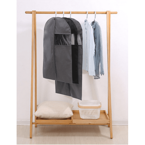 Garment Bags Suit Bags Coats Clothes Dust Cover Large Full Coverage Zipper  Washable PEVA Storage Organizer Closet Household 