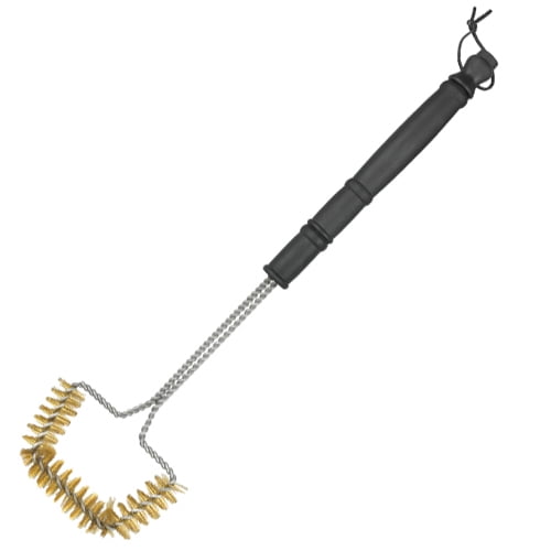 62011 Three Sided Grill Brush With Brass Bristles