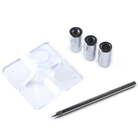 

5 Pcs Drill Guide Kit with Drill Stop Collar and Bushings Joinery Dowel Jig Kit Woodworking Oblique Hole Depth Ring Posi