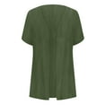 thumbnail image 6 of Simua Women's Lightweight Open Front Knit Cardigans Short Sleeve Casual Soft Drape Summer Tops S-2XL, 6 of 6