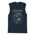 thumbnail image 5 of Freedom Isn’t Free Eagle Muscle Shirt Patriotic American Bird Prey DD 214 POW MIA Military Hero Veterans Day Men's, 5 of 7
