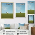 thumbnail image 4 of Designart "Sheep Minimalistic silence" Animals Floater Framed Canvas Print, 4 of 7