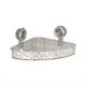 thumbnail image 1 of Estante de Ventosa con de Glaciar de Estilo de Lujo Ligero y Sin Taladro, Organizador de Ducha de Baño Estilo Ventilador Transparente, 1 of 5