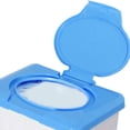 thumbnail image 5 of Baby Wipes Dispenser Wipe Container Keep Wipes Moist Baby Wipe Holder Easy Open Wet Tissue Storage Non-Slip Box Case for Bathroom Baby Nursery (Blue), 5 of 5