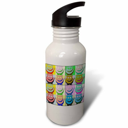 

Cartoon Pig Pop Art 21 oz Sports Water Bottle wb-8068-1