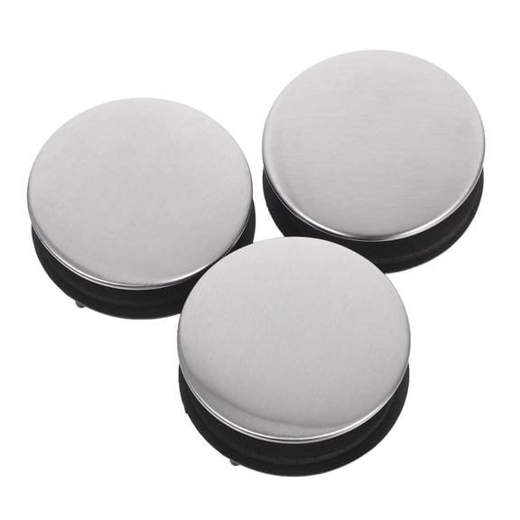 TABLZONE 3-Piece Stainless Steel Sink Hole Covers for Kitchen Countertop, Rust Resistant, and Easy to Install