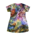 thumbnail image 3 of Primavera Creative Fashion Women Design All Over Print T-Shirt Dress, 3 of 4