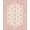 Pink Ivory, Pattern 8, variant on ODIKA 8'x10' Washable Area Rug Playroom Vintage Cottagecore Border Coquette Aesthetic Pink Dorm for King Size Bedroom Under Bed, Master Suite, Non-Shedding, Easy Care