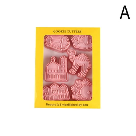 

6Pcs Moon Star Mold Cookie Cutters EID MUBARAK Ramadan Baking DIY Tools Z0D5