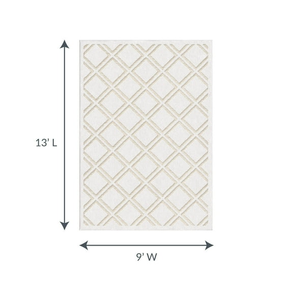 Island Retreat Ironwood Outdoor Rug - 9-ft x 13-ft
