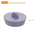 thumbnail image 2 of Uxcell 2Pcs Rubber Drain Stopper Bathtub Drain Plug Rubber Sink Stopper Drain Plug Grey 1-3/4 Inch to 2 Inch, 2 of 6