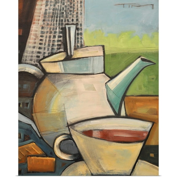 Great BIG Canvas | Rolled Tim Nyberg Poster Print entitled Tea Time