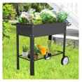 Crestora Metal Raised Garden Bed with Legs Outdoor Elevated Planter Box
