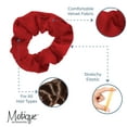 thumbnail image 4 of Velvet Solid Scrunchies - Set of 2-Red, 4 of 5