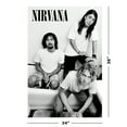 thumbnail image 2 of Nirvana - Music Poster / Print (The Guys B&W - Kurt Cobain Dave Grohl & Krist Novoselic) (Black Poster Hanger), 2 of 7