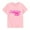 Pink, variant on BXSRUTA Boys and Girls Short Sleeve Graphic T-Shirt Soft Breathable Polyester Birthday Party Casual Tee Round Neck Ages 2-15