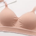thumbnail image 5 of Push up Wireless Bras for Women Soft Support Seamless Comfortable Brassiere Wirefree Full Cup Bralette, 5 of 9