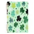 thumbnail image 2 of Wirebound Notebook Hardcover Spiral Notebooks Various Patterns Shamrocks, 60 Pages, 80 GSM, 5.7 x 8.3in, 2 of 7
