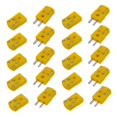 thumbnail image 1 of 20X Juego de Conector Enchufe Clavija Termopares de Tipo K Cascara de Plastico Amarillo, 1 of 5
