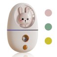thumbnail image 3 of Inteprter Mini rociador de agua para la cara, portátil, de mano, para mujer, vaporizador Facial, 35ml, atomizador hidratante automático, cuidado de la Humidificadores Blanco Inteprter HA007734-01B, 3 of 6