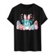 thumbnail image 4 of Camisa Casual de Cuello de la Tripulación de la Impresión de Pascua de Manga Corta de Verano Top Ligero de Poliéster para los Hombres, Camiseta de Manga Corta para el Uso Diario de Primavera Verano, 4 of 8