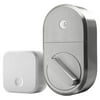 August Smart Lock + Connect WiFi Bridge, Satin Nickel