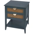thumbnail image 5 of Natural Rattan, Insect & Moth - Proof - 2 - Drawer Side Table for Bedroom, Living Room & Study, 5 of 7