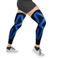 thumbnail image 2 of Sports Recovery Compression Full Leg Sleeves (X-Large, Blue), 2 of 5