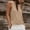 A1_Khaki, variant on Open Back Workout Tank Tops for Women Backless Sleeveless Athletic Running T Shirts Basic Cami Shirts Wide Strap Open Back Twist Knot Cropped Pullover Vest Yoga Going Out Gym Clothes Black L