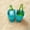 Turquoise, variant on Atefa Beach Cup Holder with Pocket, Multi-Functional Sand Cup Holder for Beverage Phone Sunglasses Key, Beach Accessory Drink Sand Coaster, 2-Pack, Navy