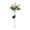 Pink, variant on Solar Camellia Light Outdoor Waterproof 7-Bud LED Simulation Flower Stake Lamp for Garden Yard Patio Decoration with Warm White Light Automatic Operation