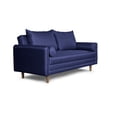 thumbnail image 3 of Sofá Cama Makora De Lino Azul Beehive Memory Foam Modelo Asimut, 3 of 8