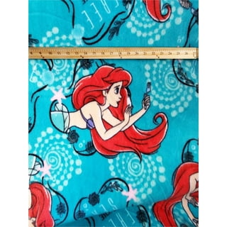 Mermaid Fabric by The Yard, Girls Mermaid Scales Upholstery Fabric, Girly  Sea Animal Decorative Fabric for Kids Women, Cartoon Ocean Fish Turtle