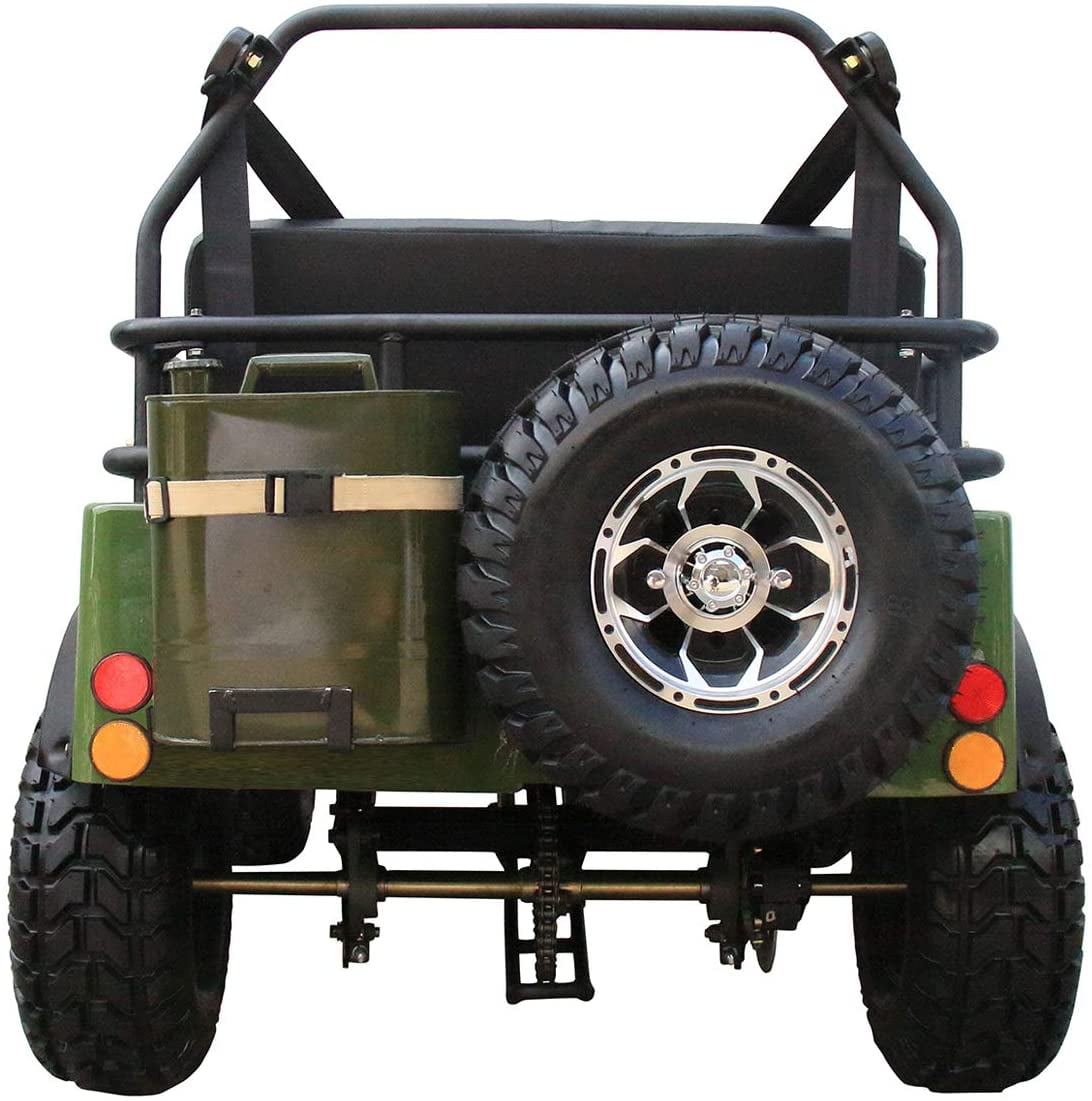 Ricky-power-sports RPS 2 Seater 125cc 7.75HP Gasoline Go-Kart - Camo Green