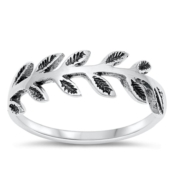 Tree Branch Peach Offering Wholesale Ring .925 Sterling Silver Band Jewelry Female Male Size 4