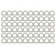 thumbnail image 1 of 60 piezas Anillos D Plateado Negro Forma semicircular Sin rebabas Soldadura sin costuras Aleación de zinc Bricolaje Manualidades Hardware para monedero, 1 of 10