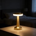 thumbnail image 6 of Cordless Metal LED Desk Lamp, Touch Sensor 3 Color Stepless Dimmable, Metal Body Battery Powered Eye-Care Soft Light, Rechargeable for Living Room Dorm Home Office Study Workbench Use, B, 6 of 6