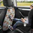 thumbnail image 5 of Beagle Dog pink flower Mats Back Seat Protectors, Car Seat Protector Vehicle Organizers Waterproof Cover Back Seat Cover for Kids with 3 Storage Pockets 2 Pack, 5 of 5