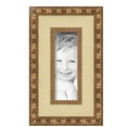 thumbnail image 2 of ArtToFrames 4" x 11" Gold Bamboo Cream Bronze Picture Frame, 4x11 inch Gold Wood Poster Frame (WOM-5255),  Pack, 2 of 7