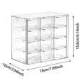 thumbnail image 3 of zhangmingg Clear Acrylic Stackable Drawer Organizer for Desk Storage Makeup Jewelry Pens and Craft Supplies, 3 of 6